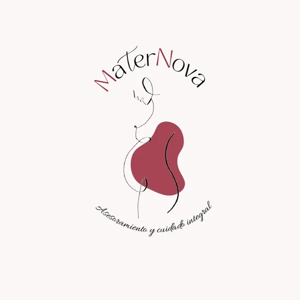 Logotipo de MaterNova: asesoramiento y cuidado integral